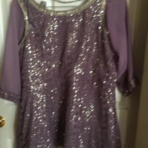 Indian Lehnga n peplum shirt brand new XL / Lsize 3 pcs